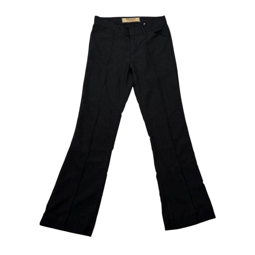 Vintage 90s Paris Blues Black Low Rise Bootcut Flare Pants 0